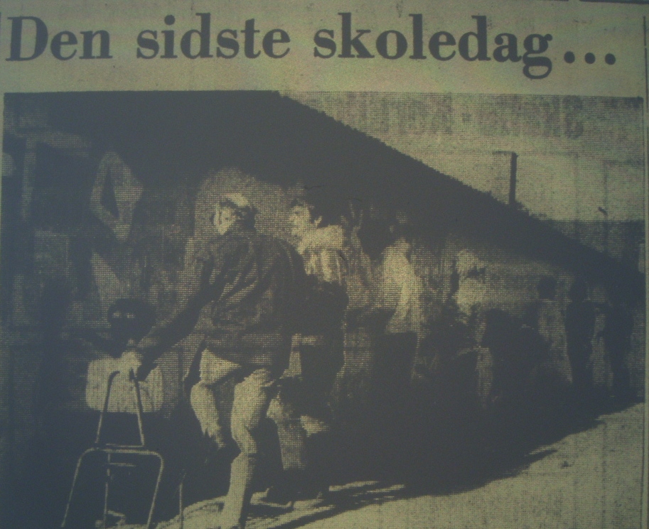 Jyderup Realskoles afgangselever 1974